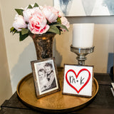 Valentine Heart Initial Sign
