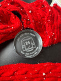 Glass Hockey Puck Award Hockey Coach End of Season Award Paperweight