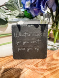 Square Slate Coaster