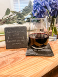 Square Slate Coaster