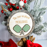 2023 The Year We Played Pickleball Ornament
