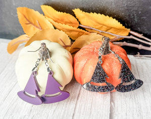Witch Hat Earrings