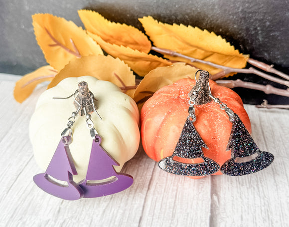 Witch Hat Earrings