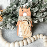 “Watch Me Grow” Measuring Ornament – Woodland Collection