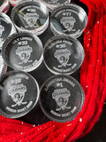 Glass Hockey Puck Award Hockey Coach End of Season Award Paperweight