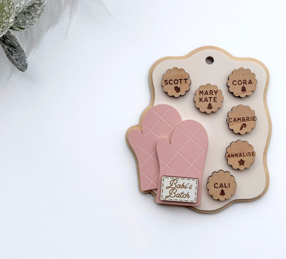 Cookie Sheet Family Ornament