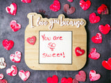 I Love You Because...Post It Note Holder for Valentine's Day