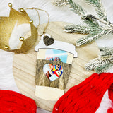 Coffee Gift Card Holder Ornament