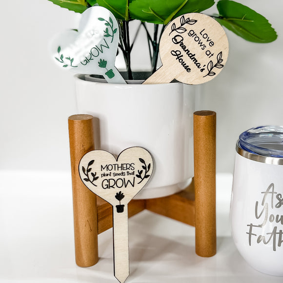 Mother and Grandmother Plant Tags/Markers for Gifts | Mother's Day