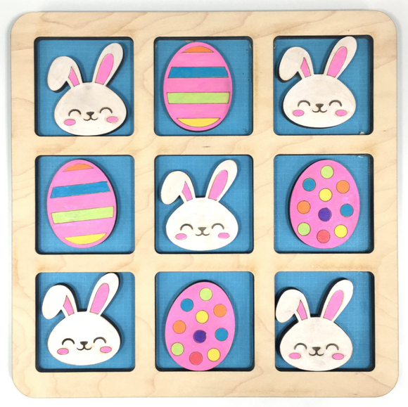Easter Tic Tac Toe - Bunny & Egg DIY Kit
